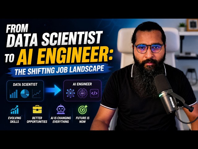 From Data Scientist to AI Engineer | The Shifting Tech Job Landscape (2026) 🚀🤖