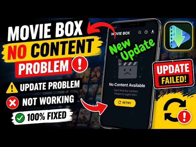 Fix MovieBox No Content Problem (2026) | MovieBox Update & Not Working Fix