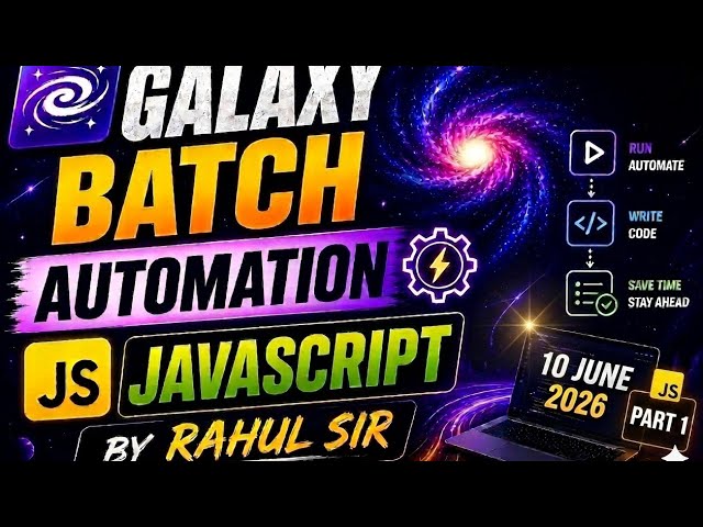 What is for loop in Javascript?part-1 by Rahul sir (10-06-2026).................#coding#viral#video