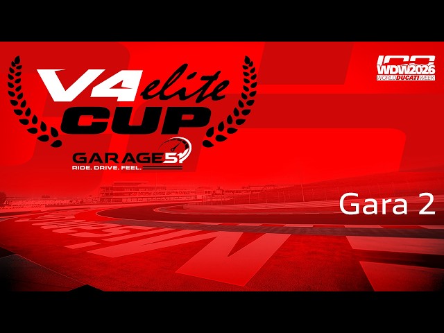 LIVE ITA  - V4 Elite Cup - GARA 2 - World Ducati Week 2026