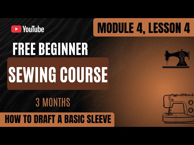 How to Draft a Basic Sleeve Pattern | Long & Short Sleeve | Beginners