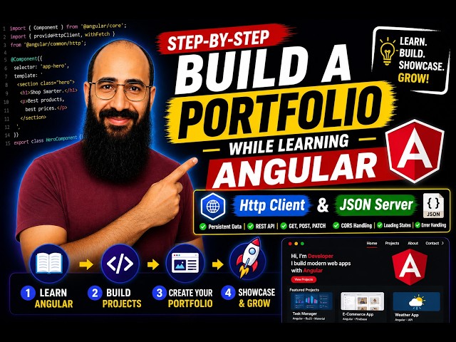 Build your Angular Portfolio with Expense Tracker | Http Client and Json Server