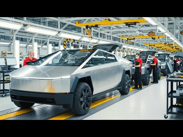 How Tesla Cybertrucks Are Built in Texas | Inside the Gigafactory Production Line