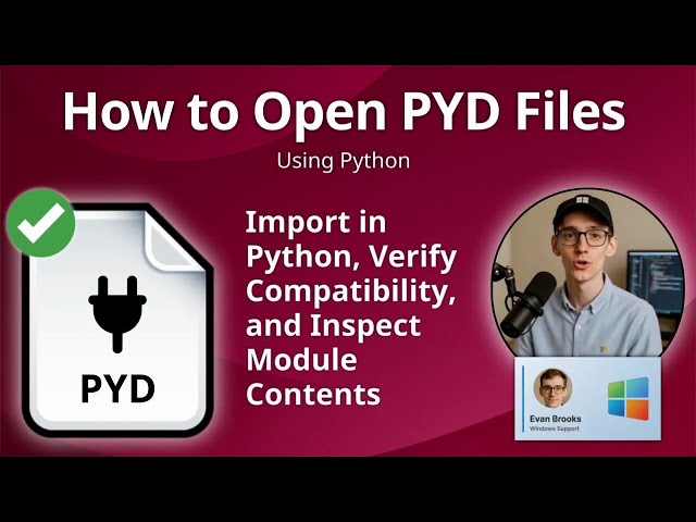 PYD File Extension: Python Dynamic Module DLL Files Explained