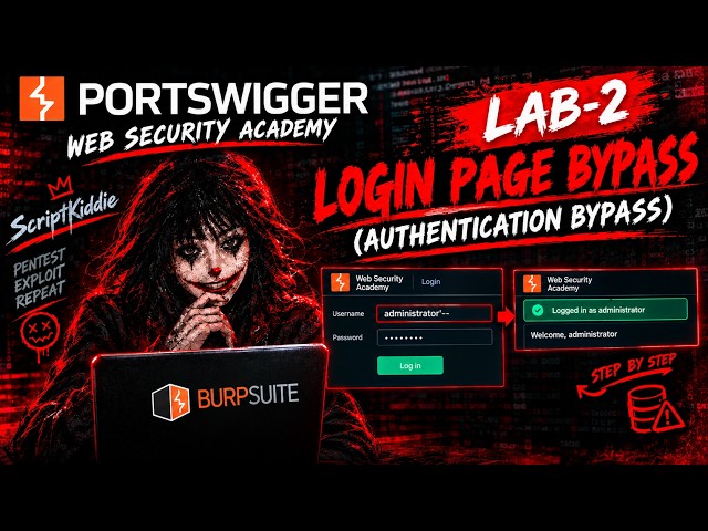 PortSwigger Lab 2 | SQL Injection Login Bypass |Explained & Solved