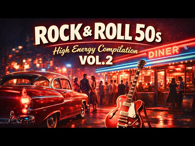 1950s Rock & Roll Vol. 2 🔥 High Energy Rockabilly Mix | DJ.MAM