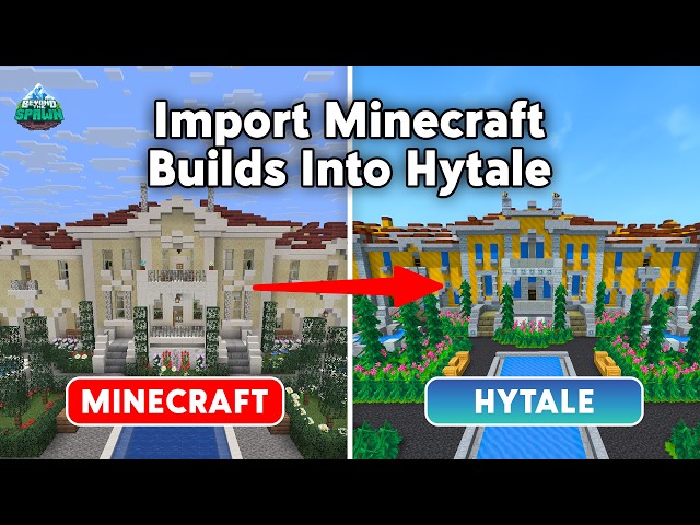 The Easiest Way To Import Minecraft Builds Into Hytale