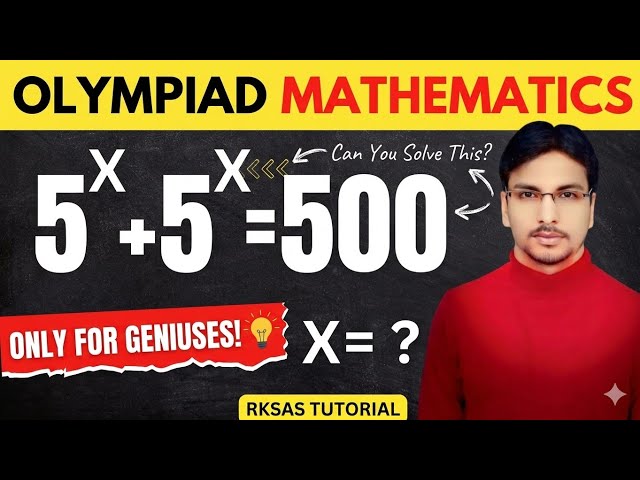 Only Genius Can Solve This 😱 | Olympiad Mathematics Challenge | Maths by Raj Sir @RKSASTUTORIAL