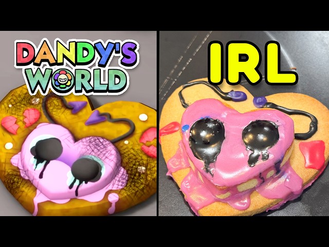I Made Dandy's World Food IN REAL LIFE! (Flutter Cookie)
