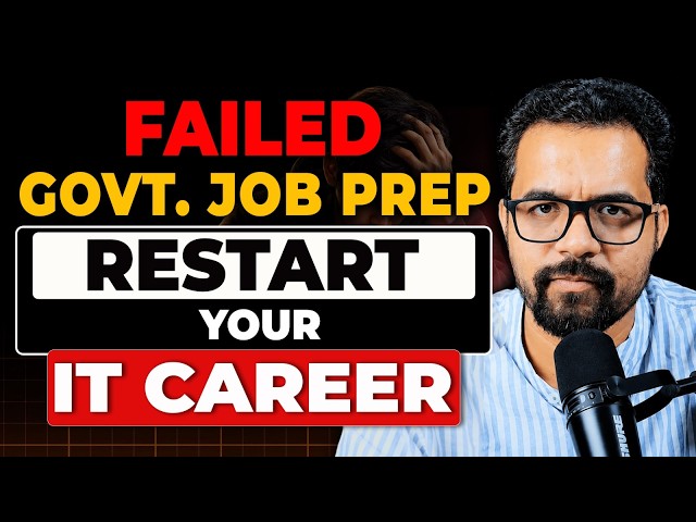 Failed in Govt. Exam Preparation, 5 years GONE  WHAT NEXT ? | JTC INDIA | SOM Sir