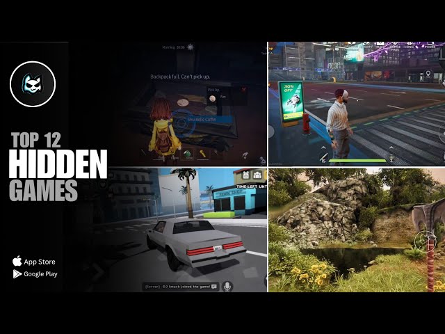 Top 12 Hidden Games for Android & iOS