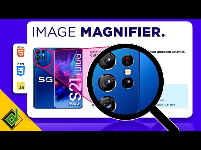 E-commerce Website Product Image Magnifier On Mouse Hover | No jQuery