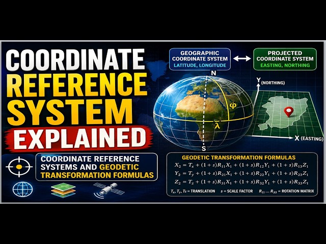 Coordinate Reference System Explained: Coordinate Reference Systems And Geodetic Transformation
