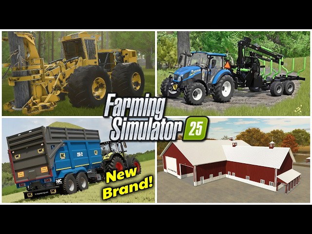 Farm Sim News - 3x New DLC's, 669 Buncher, Michigan Updates, & More! | Farming Simulator 25
