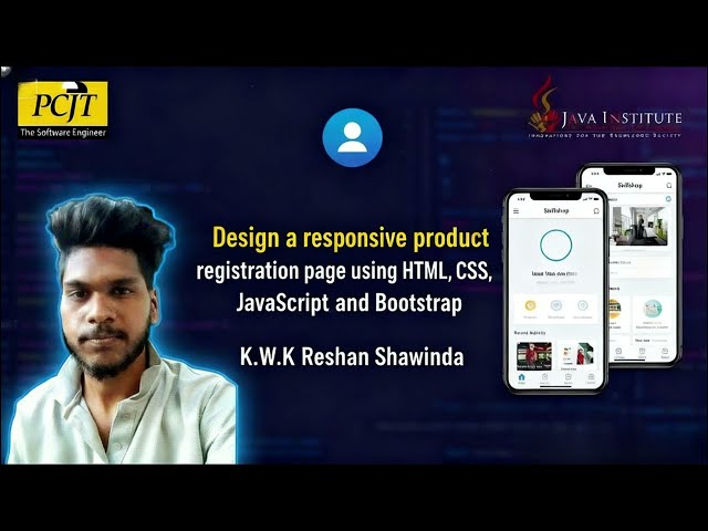 Design a responsive product registration page using HTML, CSS, JavaScript and Bootstrap