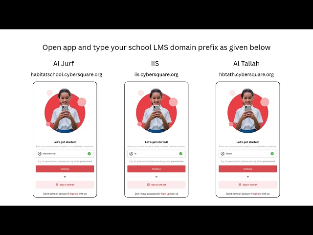 How Students Can Access Learning Materials from the Mobile App 📱 (Habitat Shools)