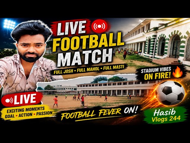 ⚽ LIVE Football Match Today | Full Josh & Stadium Vibes 🔥
