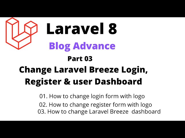 #3 In Laravel Breeze How to customize login register & others. Also Category ep_01 By With Us Buddy.