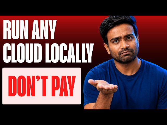 Setup AWS locally without creating an AWS account | Zero billing.