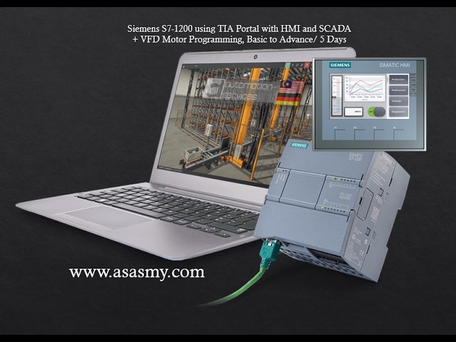 Siemens PLC & HMI Training (S7-1200 / S7-1500 with HMI & SCADA) , Day 3.