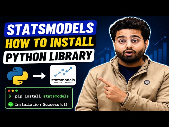 Statsmodels in Python | How to install statsmodels Python library