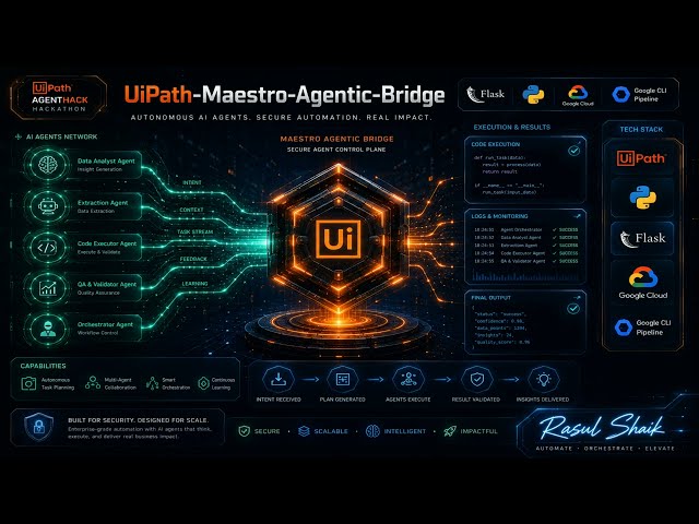 UiPath Maestro Agentic Bridge: Securing Coded AI Agents for the Enterprise 🚀