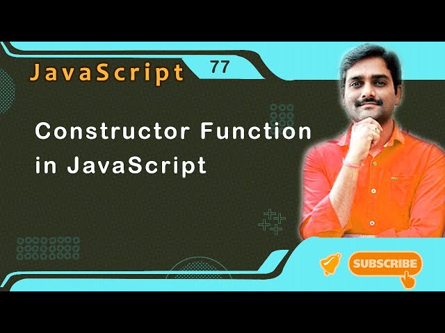 Why Constructor Function in JavaScript - JavaScript Tutorial 77 🚀