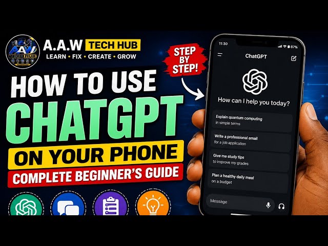 How to Use ChatGPT on Your Phone — Complete Beginner's Guide
