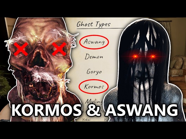 My FIRST TIME Finding the New Ghosts in Phasmophobia - KORMOS & ASWANG