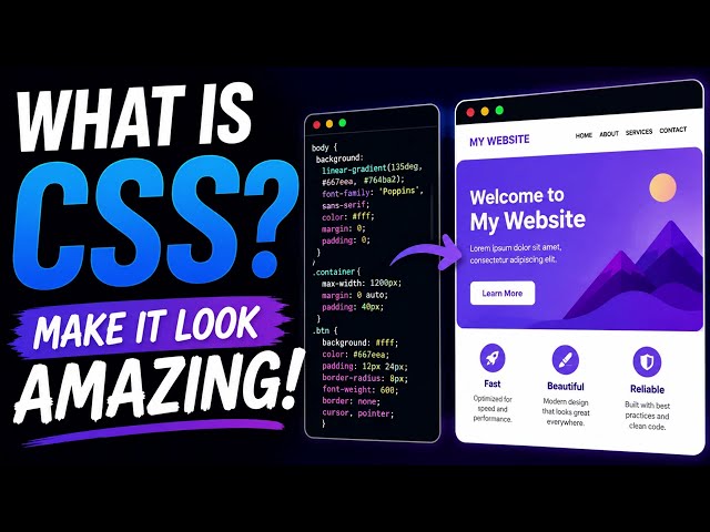 What Is CSS? Make Your HTML Website Look Amazing With ChatGPT