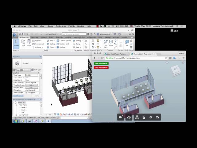 Roomedit3dApp C# .NET Revit API add-in demo
