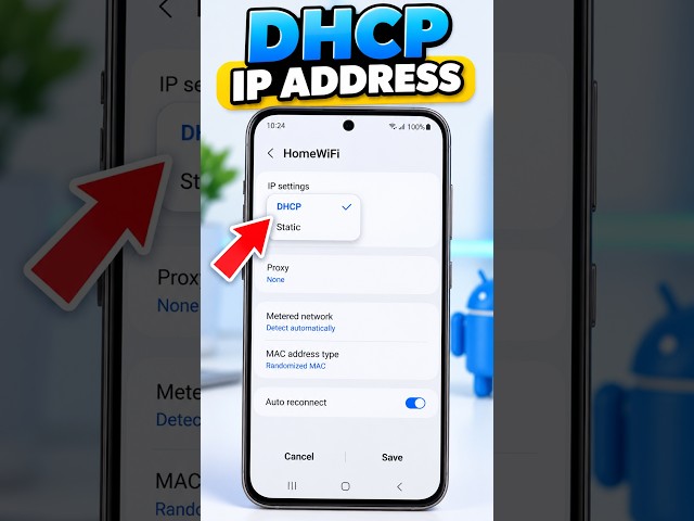 How to Set a DHCP IP Address for Wi-Fi on Android