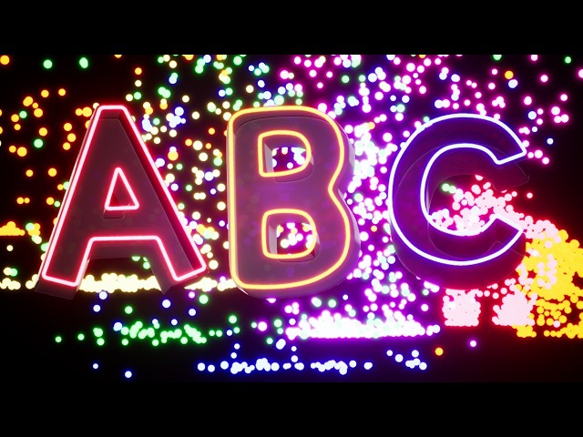 ABC SONG l Learn ABCs with Neon l Alphabet Song l HoneyKidsTV