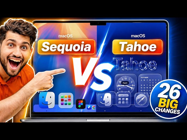 ✨ macOS 26 Tahoe vs Sequoia – 10 Big Changes You Must See! (Full Comparison)