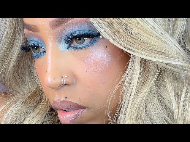 Color Guard Makeup Tutorial | Blue Performance Makeup Look | Teresa Michele