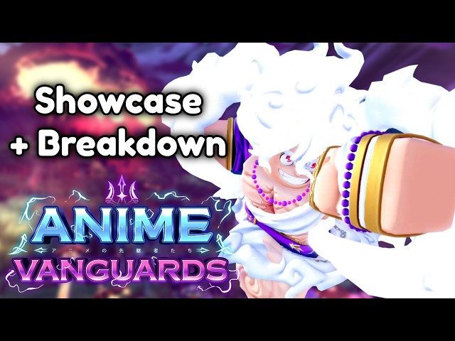 Gear 5 Luffy Showcase + Breakdown | Anime Vanguards