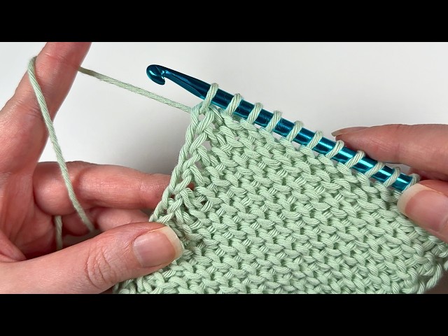 The Tunisian Crochet Stitch that Doesn't Curl