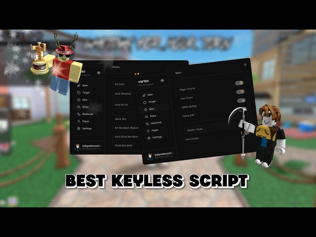 Roblox Best Keyless MM2 Script | Vertex | 2026