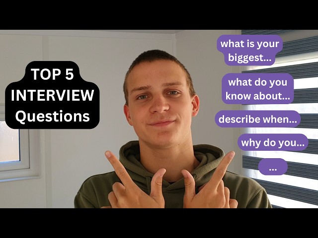 5 interview questions you need to know (Degree Apprenticeship Edition)