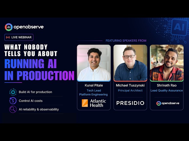 Running AI in Production: What Nobody Tells You About LLM Costs, Reliability & Observability