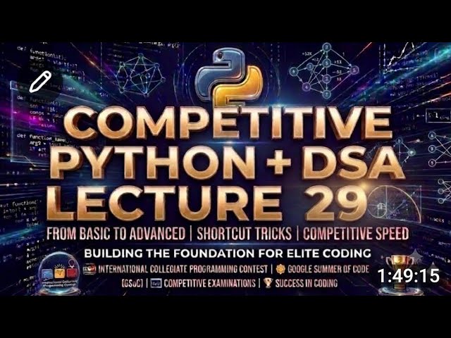 Binary search -1 Compititive program python+DSA 