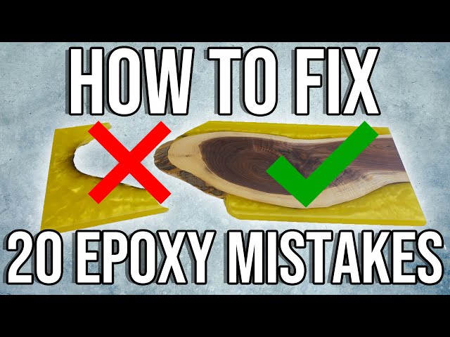Epoxy and Wood Project Fails & How to Fix Them