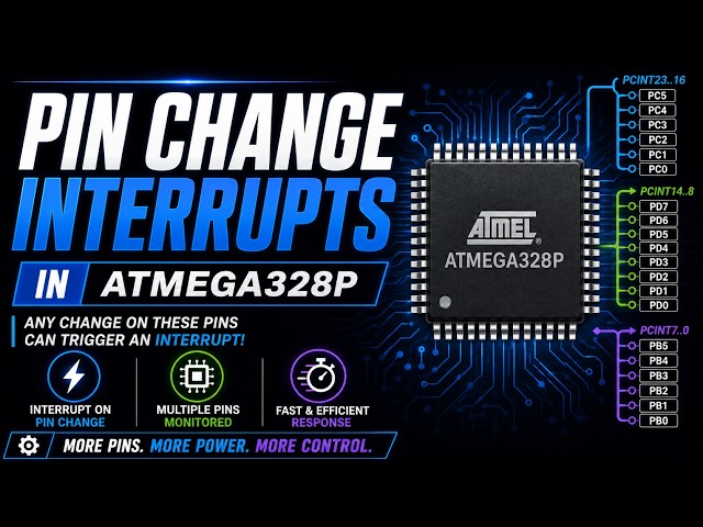 Unlock ALL Pins as Interrupts! ATmega328p PCINT Guide