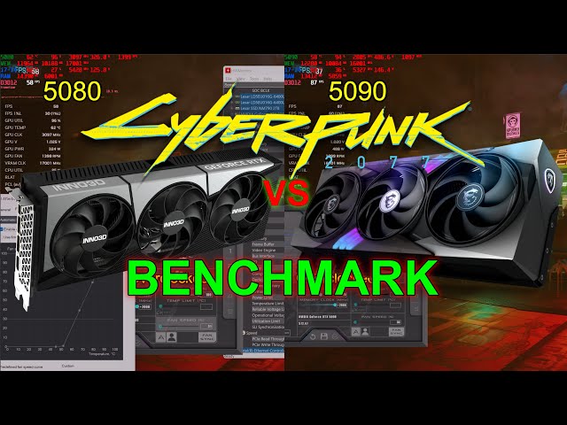 MSI 5090 vs INNO3D 5080 - Cyberpunk 2077 benchmark