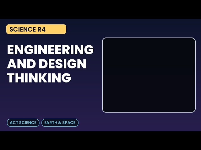 Engineering & Design Thinking in Science