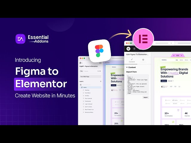 How to Automatically Convert Figma Designs to Elementor Websites?