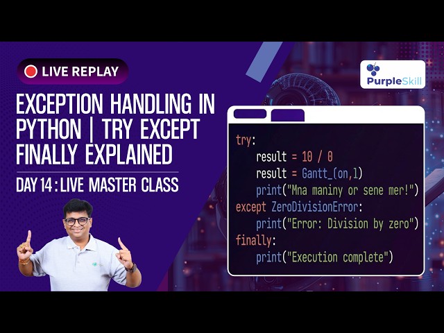 Exception Handling in Python | Try Except Finally Explained 🐍 #python #exceptionhandling #coding