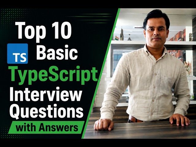 Top 10 Basic TypeScript Interview Questions for Playwright Automation Testers
