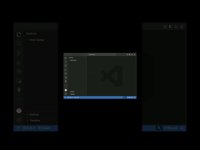 How to Create an HTML File in VS Code