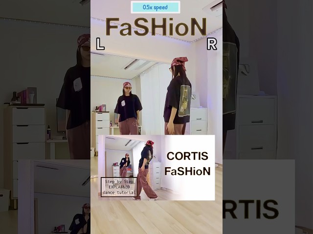 CORTIS (코르티스) ‘FaSHioN’ #dancetutorial 0.5x Slow Music #dancechallenge #dancecover